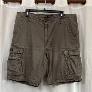 Lee gray cargo shorts